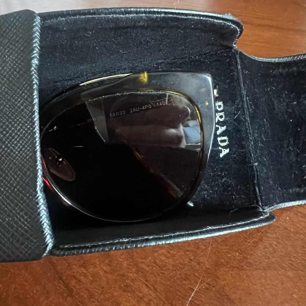 Tortoise Shell Prada Sunglasses - Picture 3 of 7